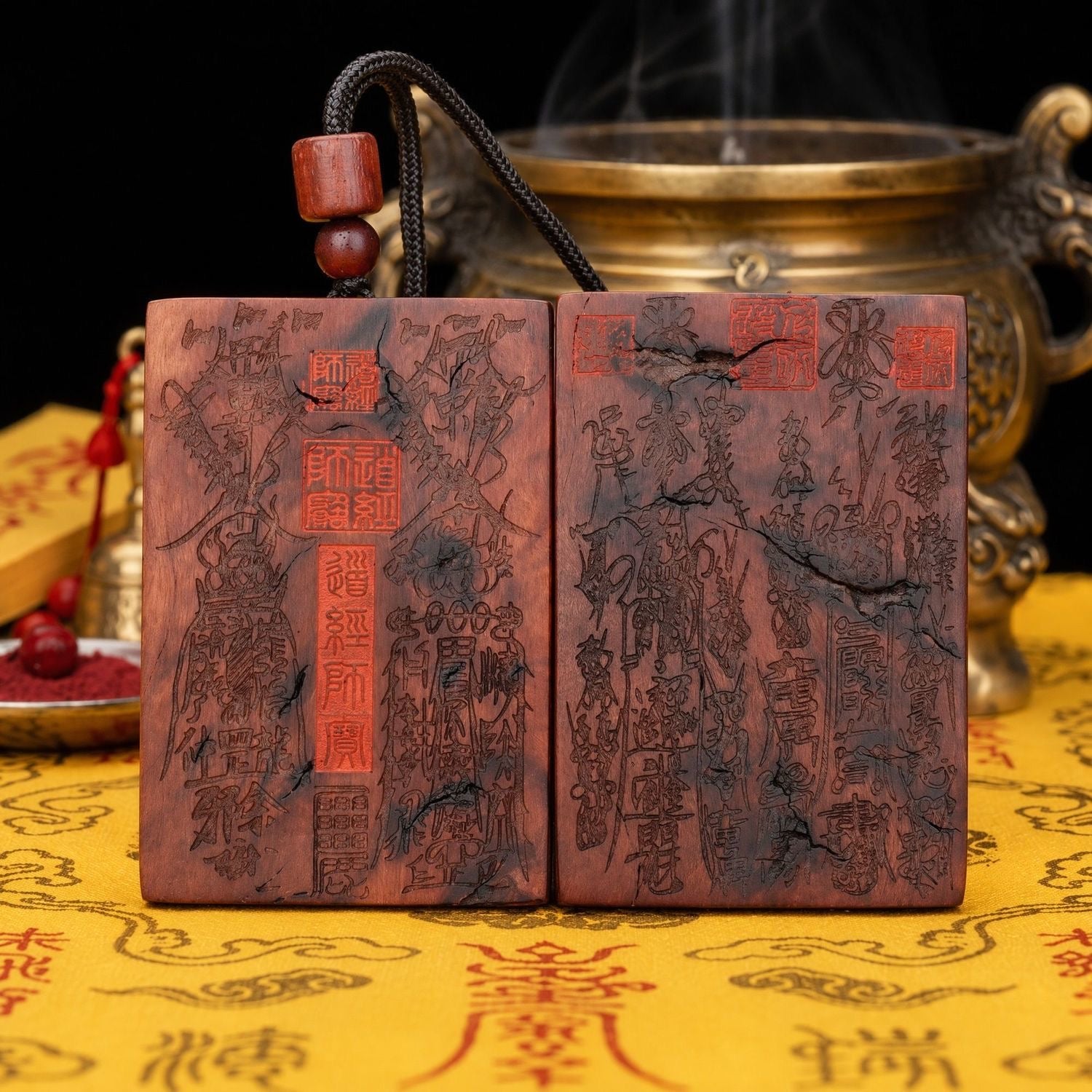 張會長同款雷擊木牌